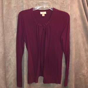 Loft purple cardigan